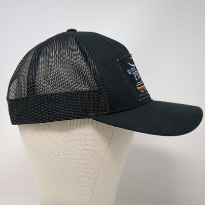 Richardson Trucker Hat Black One Size Pestco Holdings All Cat No Cattle Patch