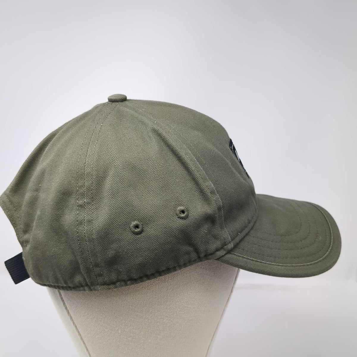 Jeep Baseball Cap Green One Size Slideback Unstructured Logo Patch Hat