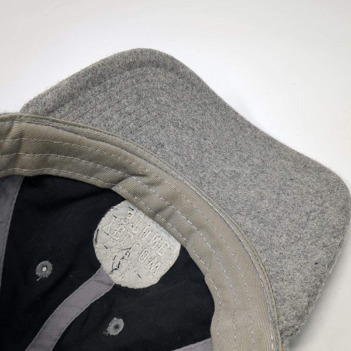 Champion Baseball Cap Gray One Size Yellowstone Montana Wool Strapback Hat