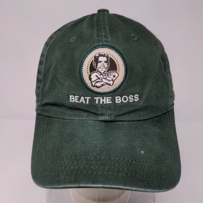 Beat The Boss Slideback Hat Green OSFA Classic Cut Eldorado Resort Casino