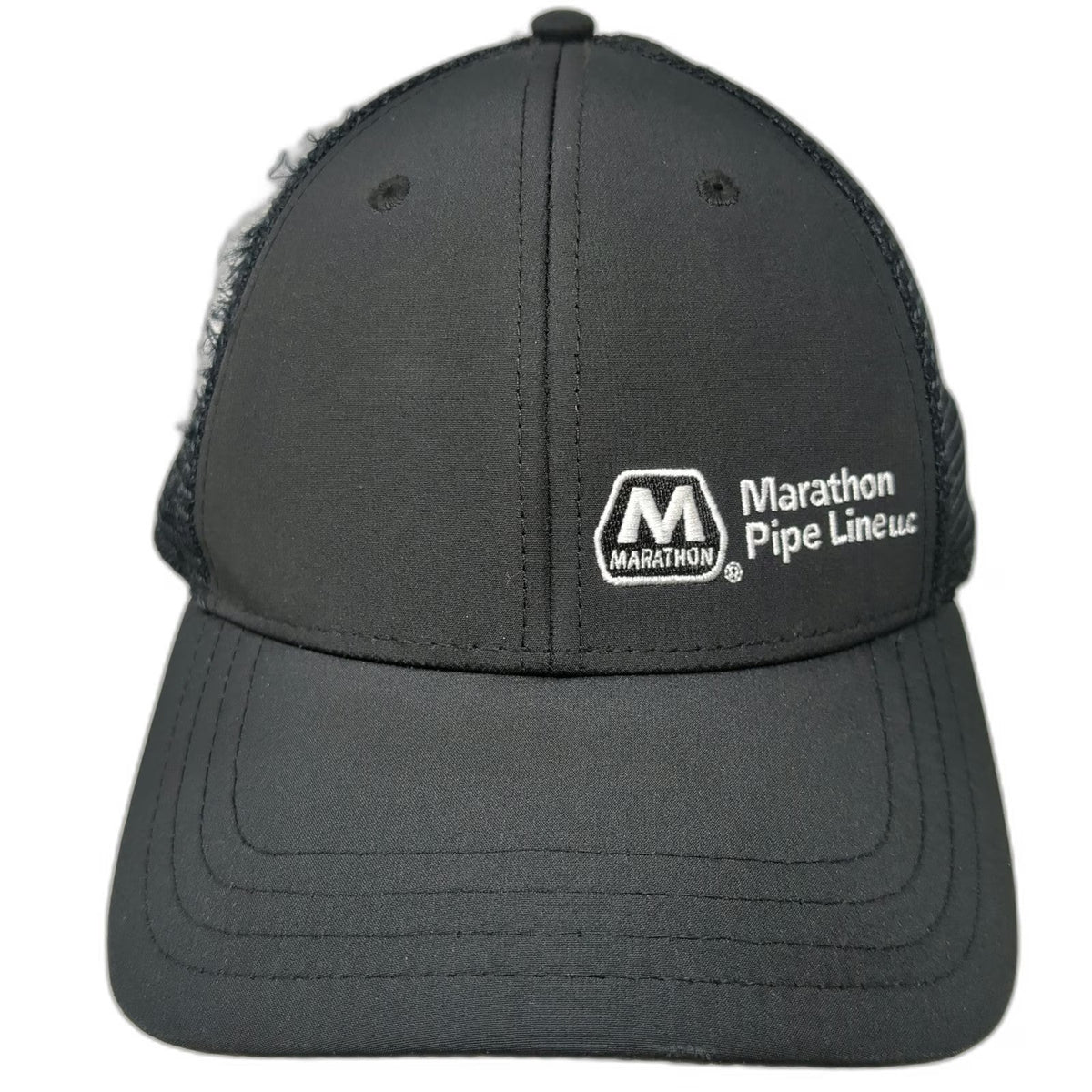 Pukka Trucker Hat Black One Size Marathon Pipe Line LLC 811 Mesh Snapback