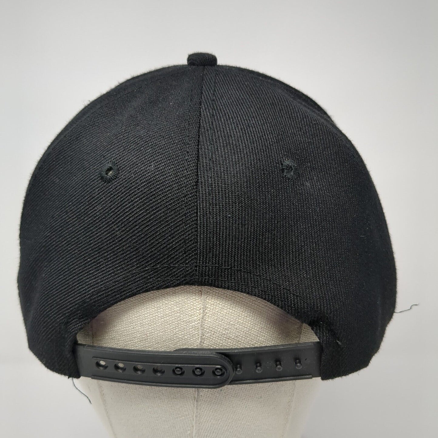 Johnnie & Soda Snapback Hat Black One Size Adjustable Apollo 6 Panel