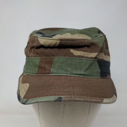 Atlas Headwear Fitted Cadet Army Cap Hat Camouflage 6 7/8 Vent Holes Blank