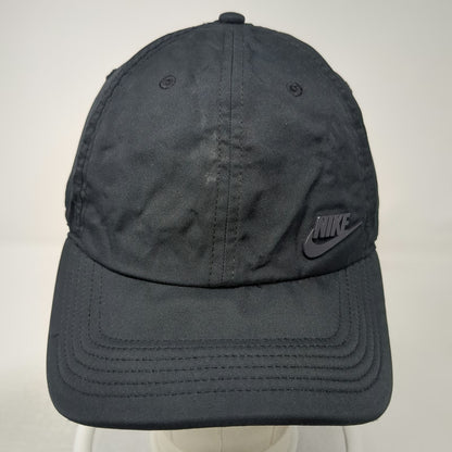 Nike Baseball Cap Black One Size Heritage86 Raised Logo Recycled Polyester Hat