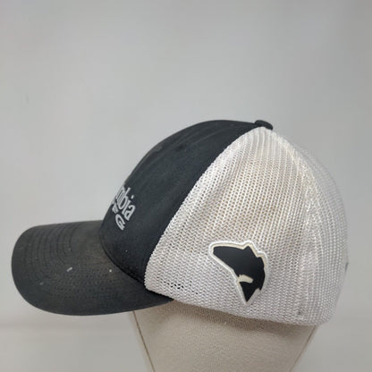 Columbia PFG Fitted Hat Black L/XL Mesh Back Lightweight Breathable 6 Panel