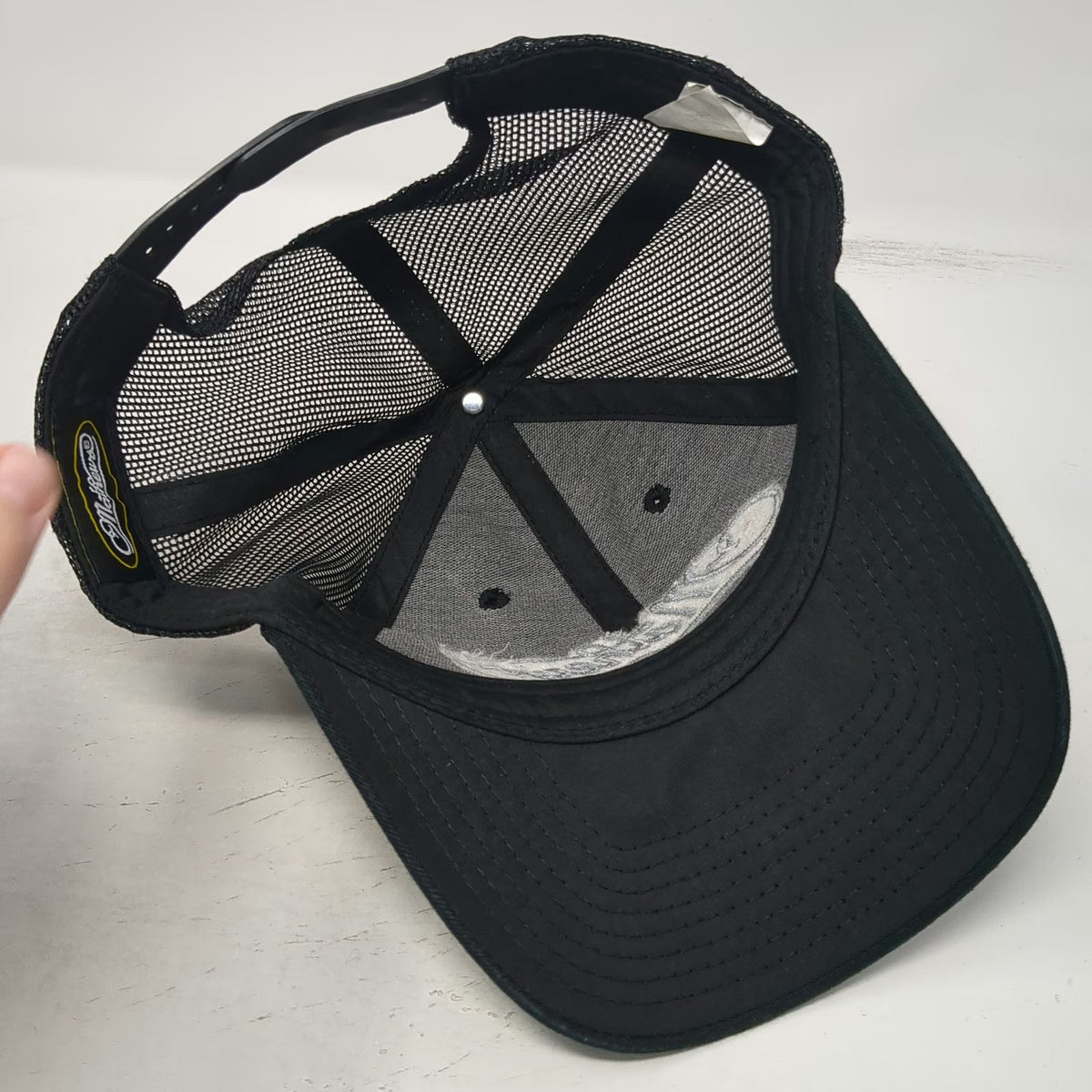 Mathews Archery Trucker Hat Black One Size Mesh Snapback Embroidered Logo