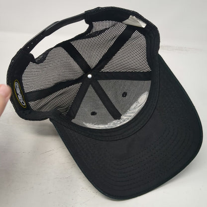Mathews Archery Trucker Hat Black One Size Mesh Snapback Embroidered Logo