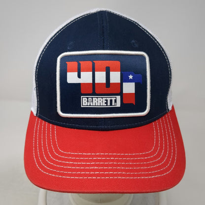 Barrett Firearms 40th Anniversary Baseball Cap Blue One Size Mesh Strapback Hat
