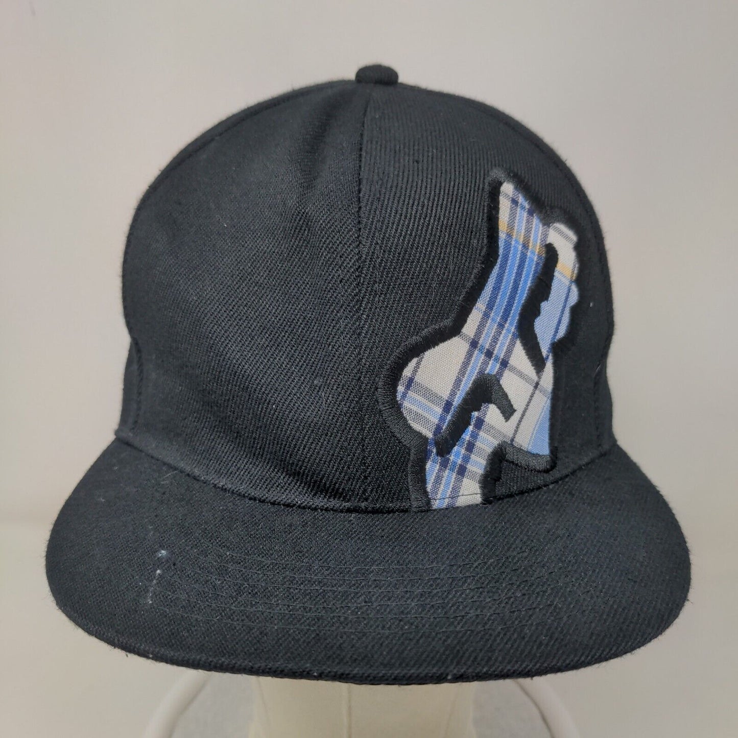 Fox Racing Men's Fitted Hat Black Size 7 Embroidered 100% Cotton