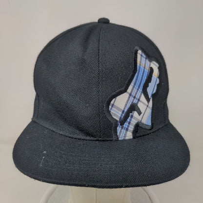Fox Racing Men's Fitted Hat Black Size 7 Embroidered 100% Cotton