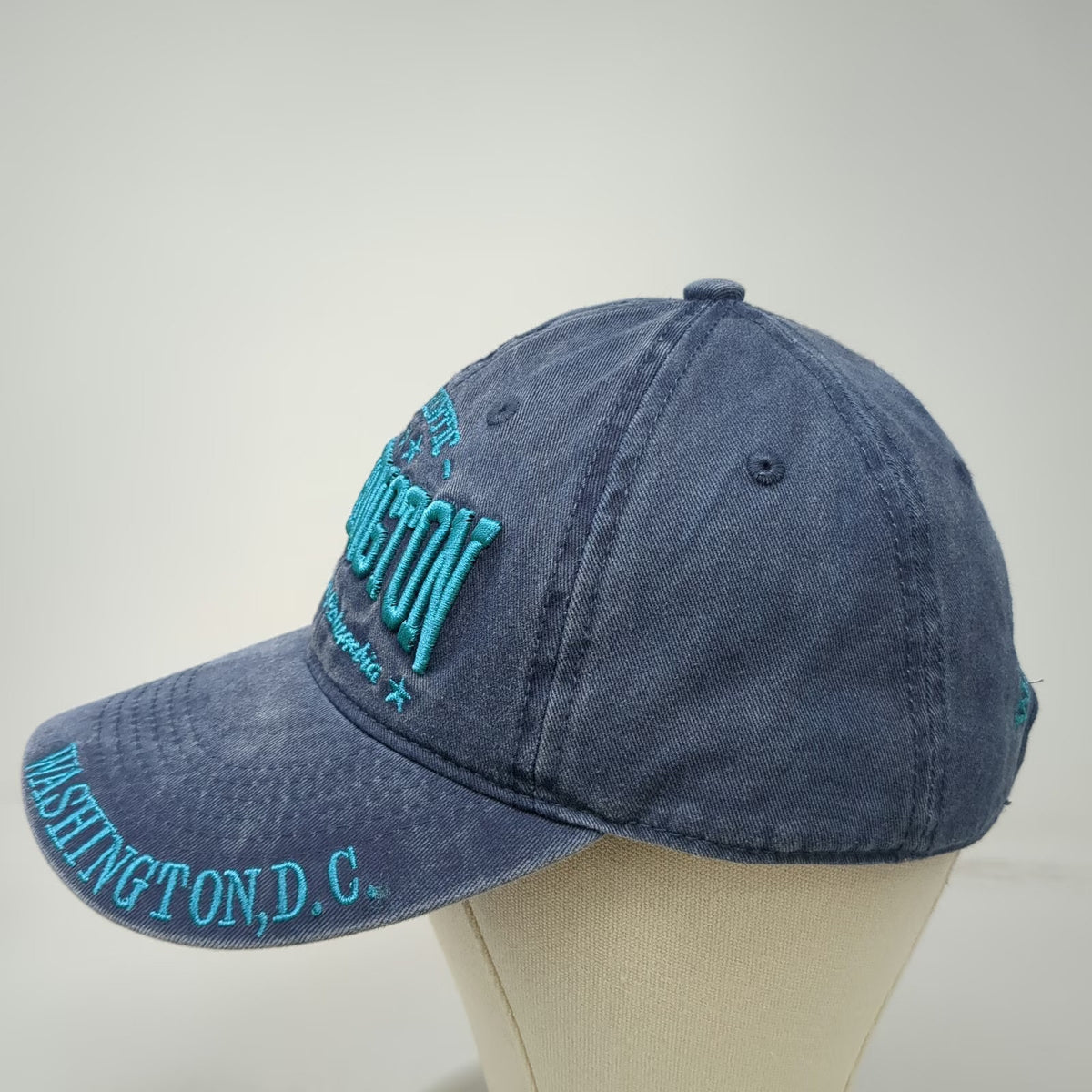 DC One Wholesale Baseball Cap Blue One Size Washington District of Columbia Hat