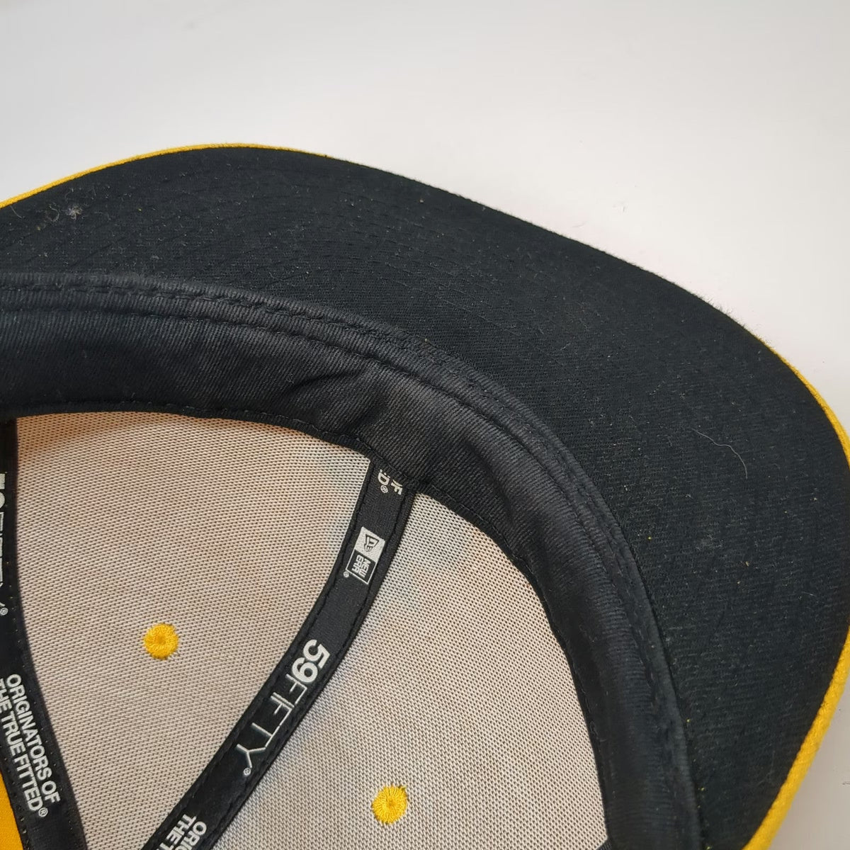 Arizona State Sun Devils NCAA New Era Yellow Hat 7 1/4 59FIFTY Fitted Flat Brim