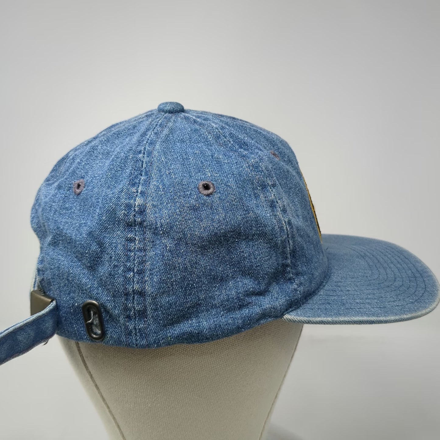 Boston Bruins NHL The Cap Blue One Size Denim Slideback Embroidered Logo Hat