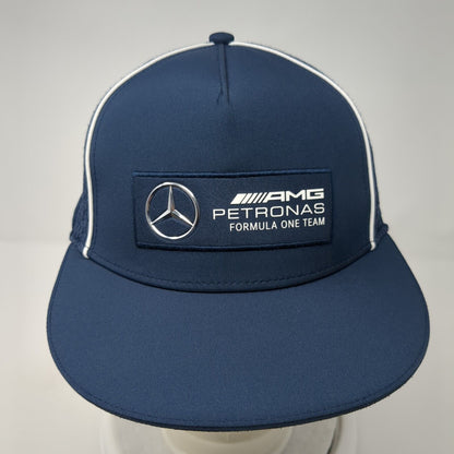 Puma Mercedes AMG Petronas Formula One Team 5 Panel Slideback Hat Blue OSFA