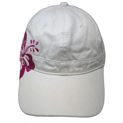 Arte & Metal s.A. Baseball Cap White One Size Costa Rica Hibiscus Flower Hat