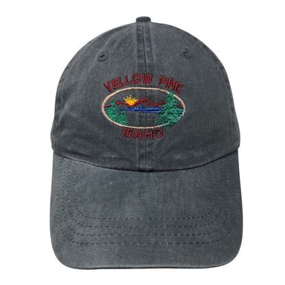 Yellow Pine Idaho Slideback Hat Gray One Size Embroidered Port & Company