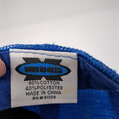 BIG X Snapback Trucker Hat Blue One Size Adjustable Patch Mesh Back 6 Panel