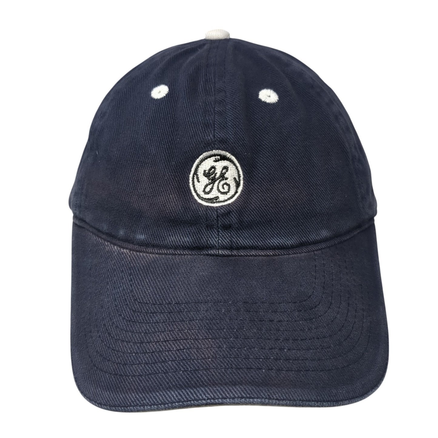 GE Supply Baseball Cap Blue One Size Adjustable Embroidered 6 Panel Otto