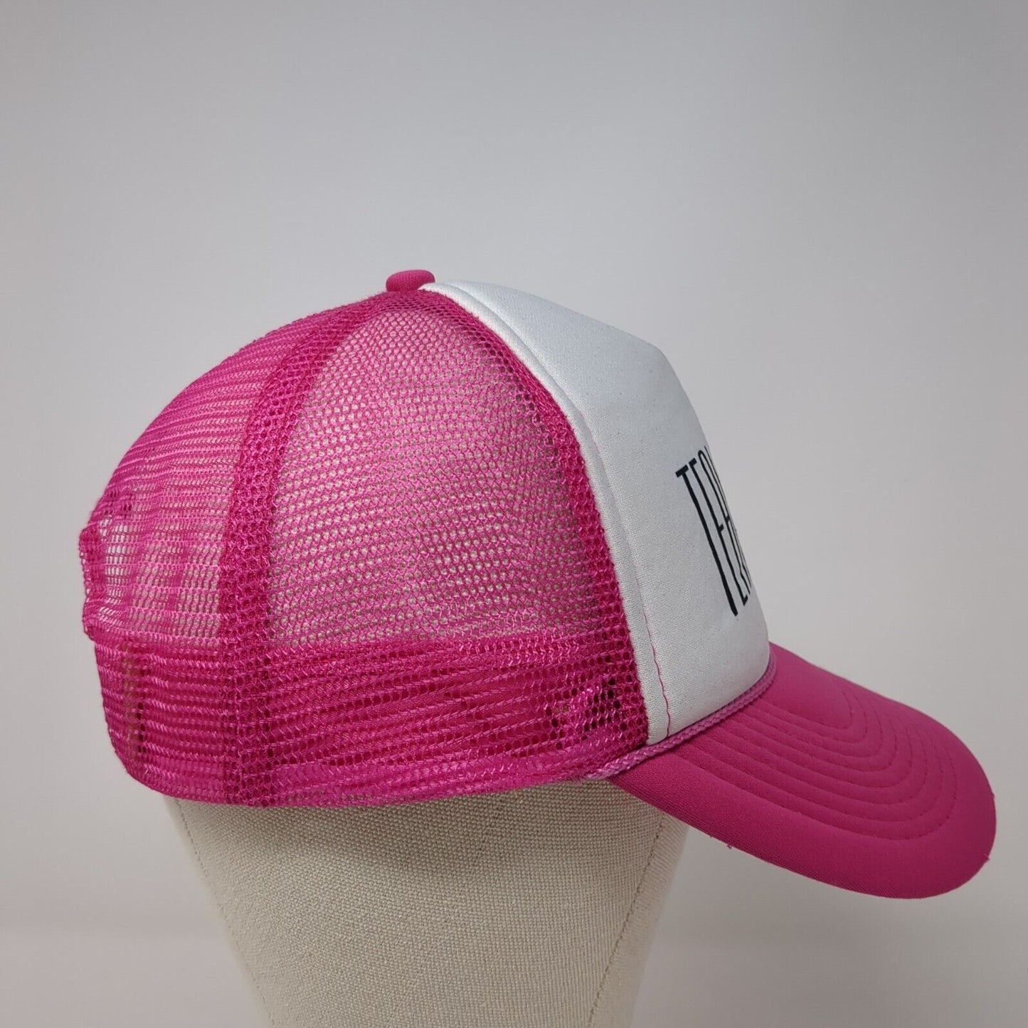 Team Bride Snapback Rope Trucker Hat Pink One Size Mesh Back Otto