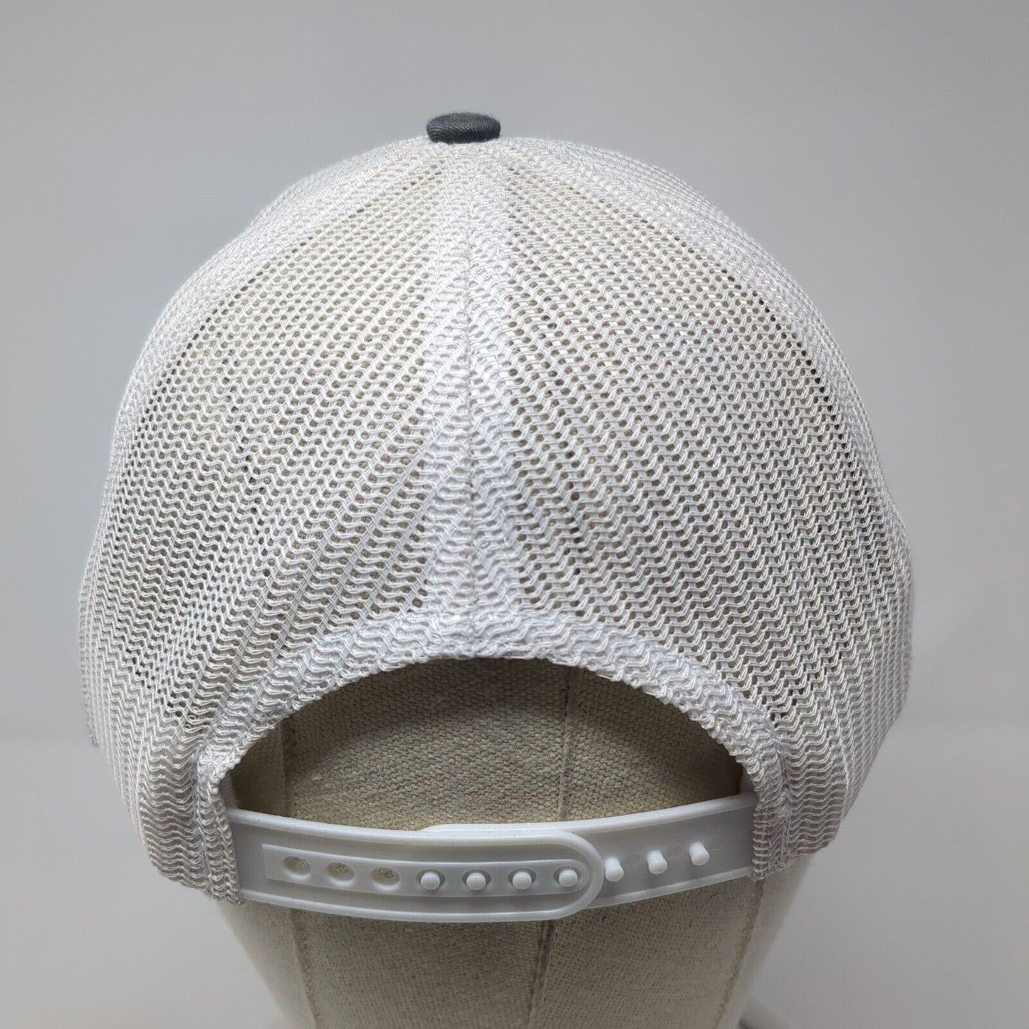 All Pro Idaho Snapback Mesh Back Trucker Hat Gray One Size Embroidered