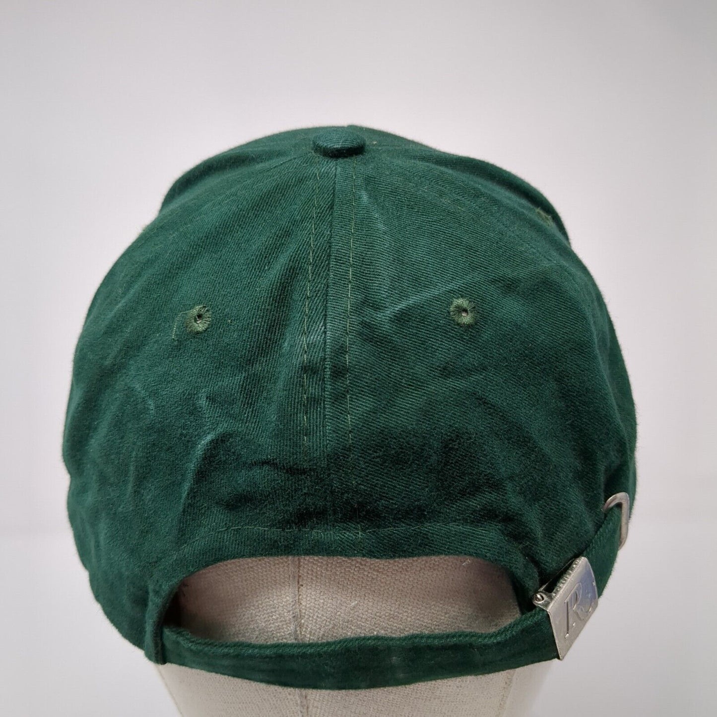 Letter R Slideback Hat Green One Size Adjustable Embroidered Robertson