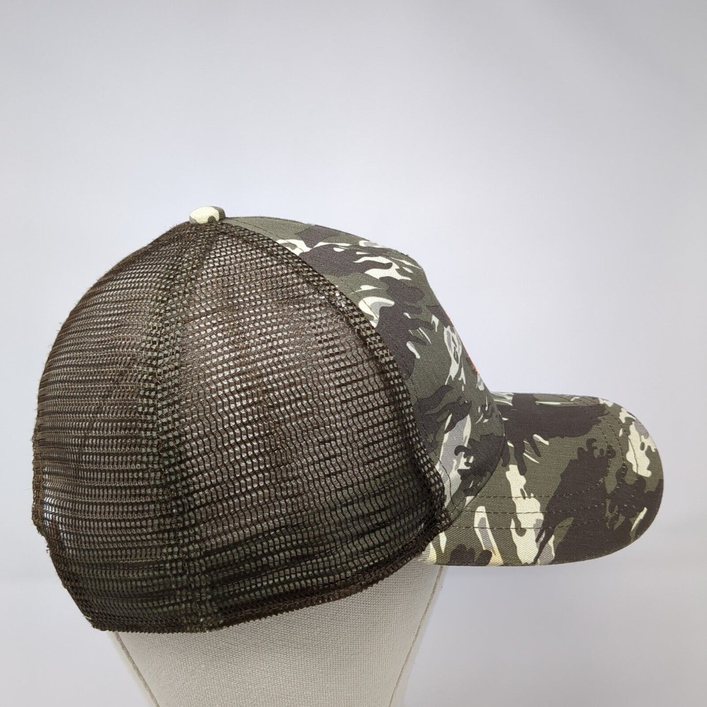 Pistil Snapback Trucker Hat Camouflage One Size Adjustable Embroidered Mesh Back