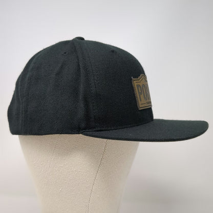 Richardson Snapback Black One Size Porter Brewing Co Brewery Patch Flat Brim Hat