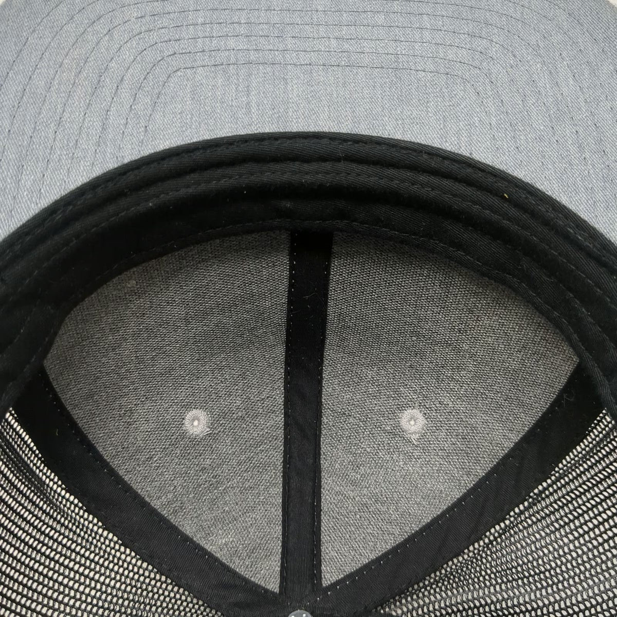 Richardson Trucker Hat Gray Black One Size BuckSwag Outdoors Mountain Snapback