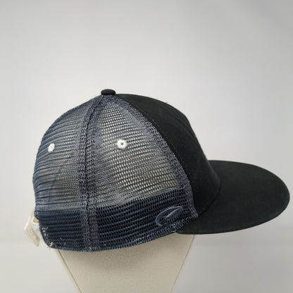 Tamarack Bike Park Strapback Trucker Hat Black OS Adjustable Mesh Back Pukka