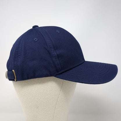 MB Mad Barn Logo Embroidered Blue Baseball Cap One Size Adjustable Slideback Hat