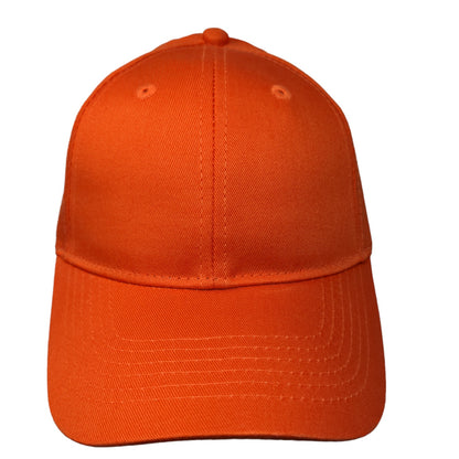 Port & Company Boy's Strapback Hat Orange Blank Adjustable 100% Cotton