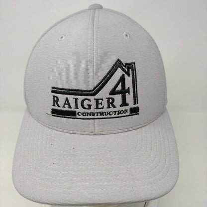 Raiger4 Construction Strapback Hat Gray OSFA Adjustable M2 Pacific Headwear