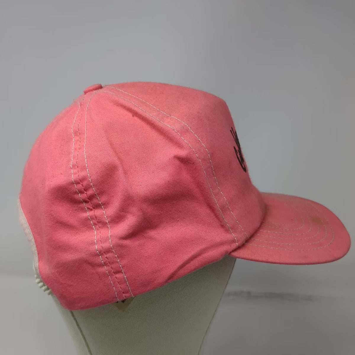 Identity Headwear 5 Panel Purple Hat Snapback Golden West G Logo USA Vintage
