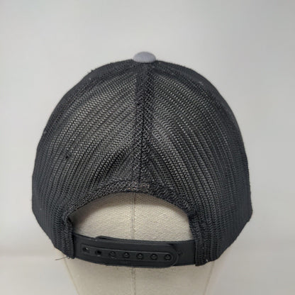 ILB Electric Snapback Mesh Back Trucker Hat Gray One Size Embroidered