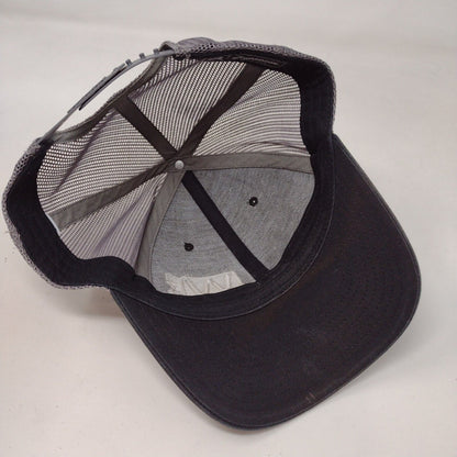 W376A Snapback Mesh Back Trucker Hat Black OSFA 6 Panel Richardson