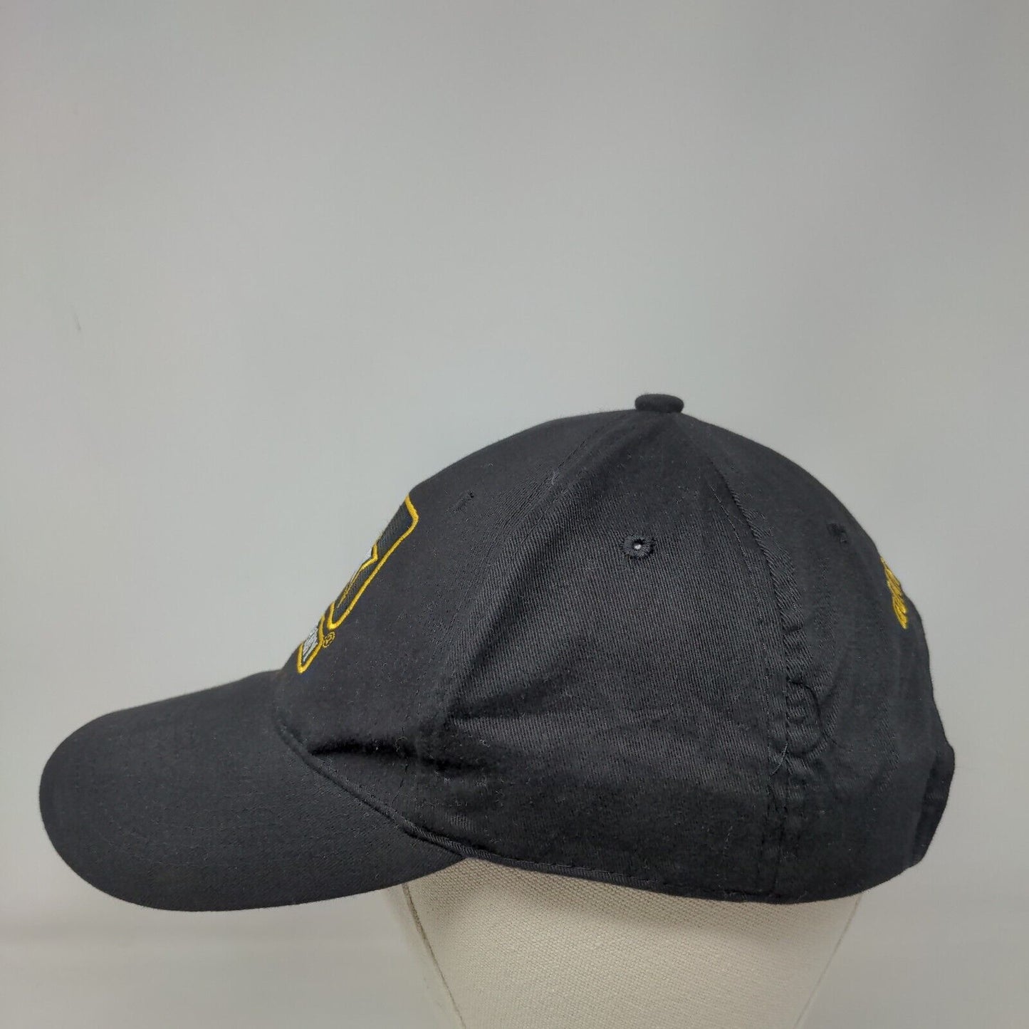 US Army Slideback Hat Black One Size Embroidered Adjustable 6 Panel
