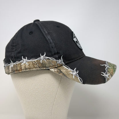 Outdoor Cap Melton Truck Lines Top 100 Baseball Cap Black Camo One Size Hat