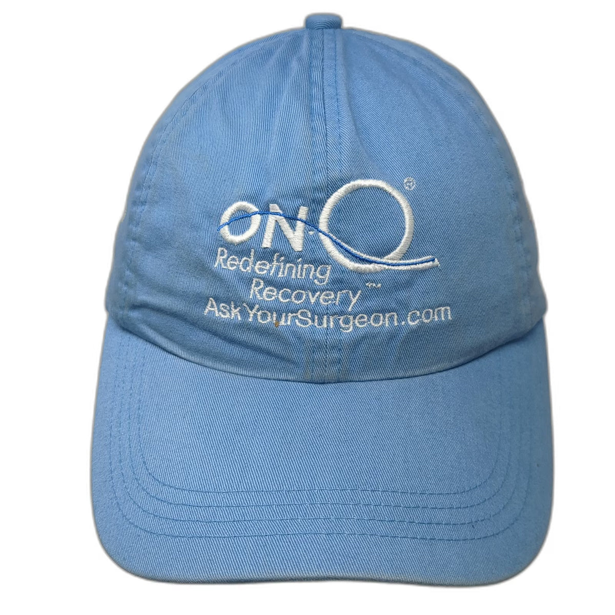 Falcon Baseball Cap Blue One Size ON-Q Recovery Strapback Hat White Beige