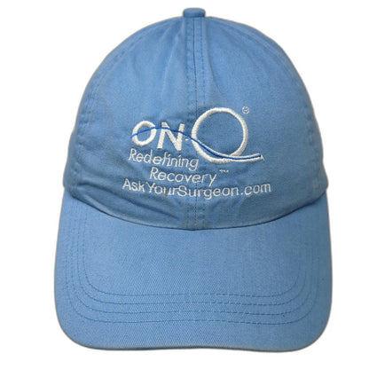 Falcon Baseball Cap Blue One Size ON-Q Recovery Strapback Hat White Beige
