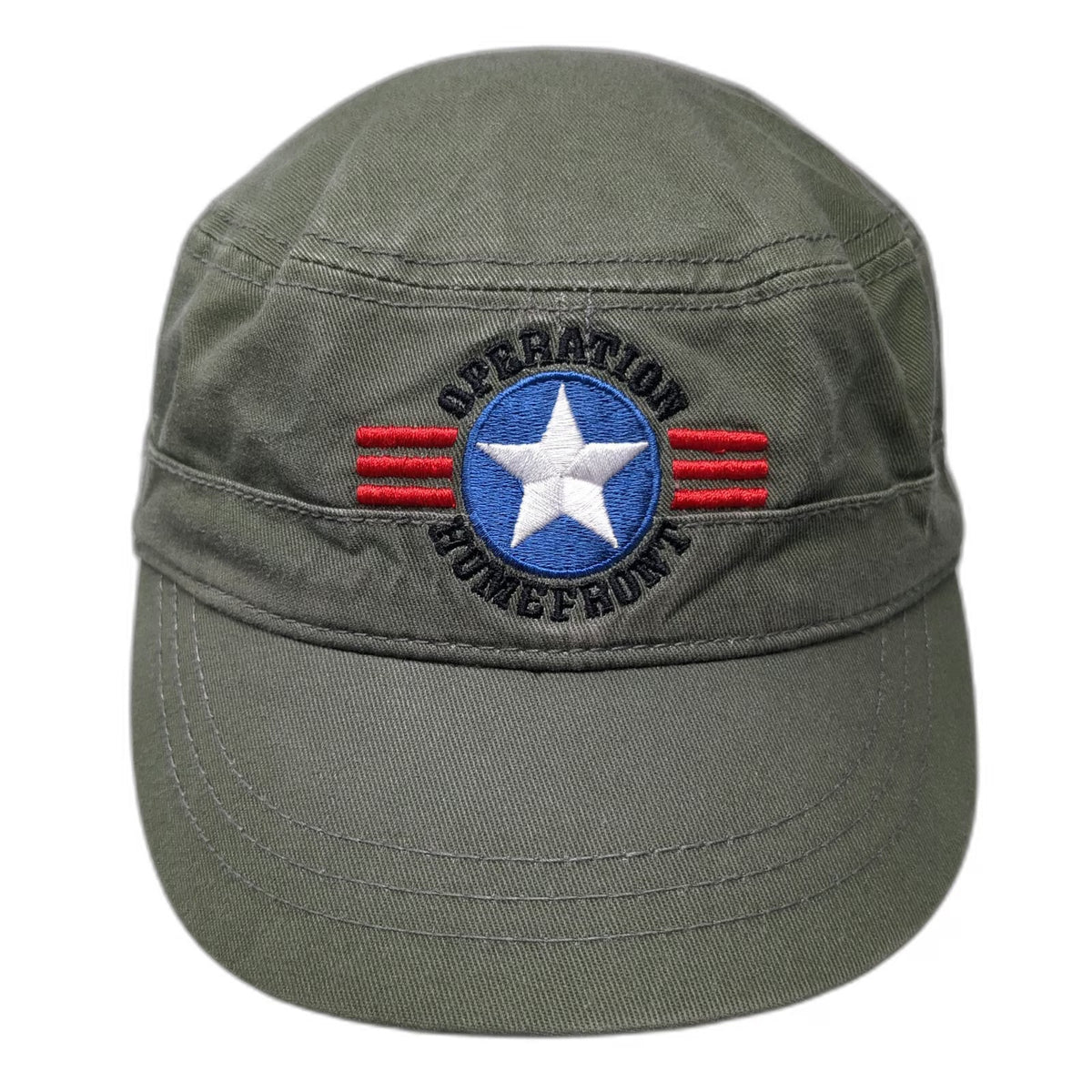 Stylemaster Army Cap Green One Size Operation Homefront Jim Beam Cotton Hat