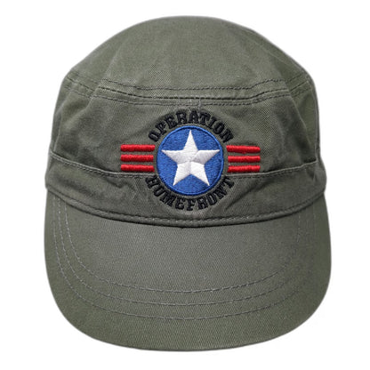 Stylemaster Army Cap Green One Size Operation Homefront Jim Beam Cotton Hat