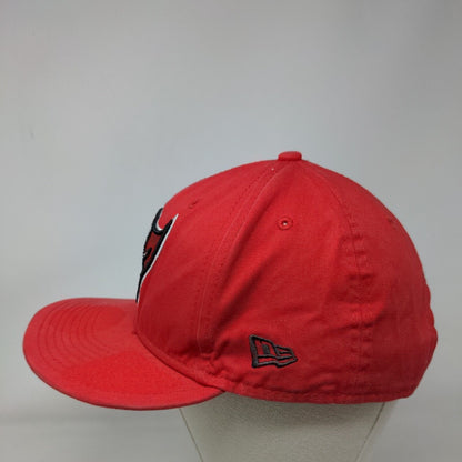 Tampa Bay Buccaneers Snapback Hat Red OSFM Embroidered Logo New Era 9Fifty NFL