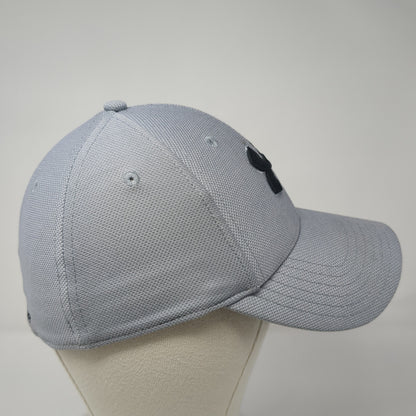 Under Armour Fitted Baseball Cap Gray Large Lightweight Embroidered 6 Panel