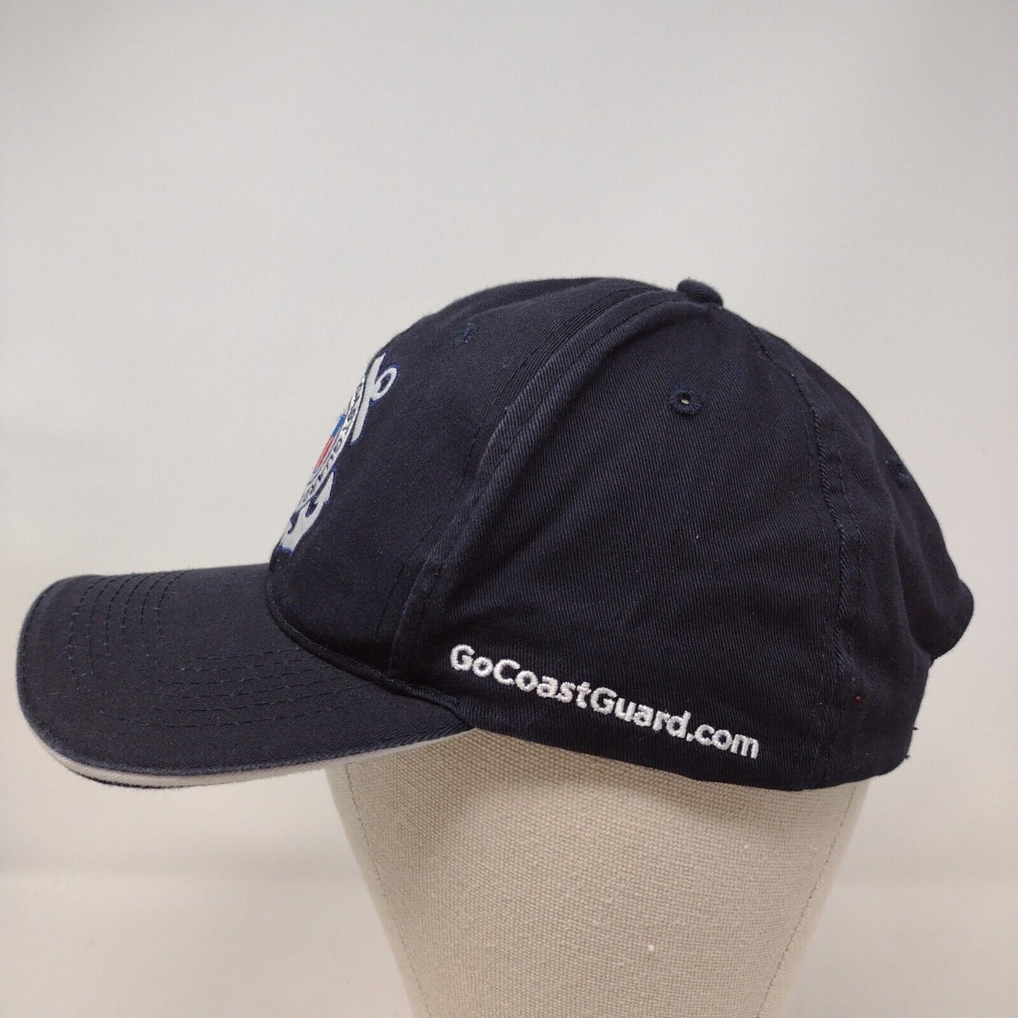 United States Coast Guard 1790 Strapback Hat Blue OSFA Adjustable Embroidered