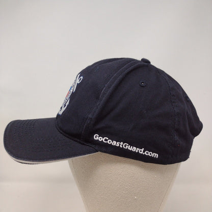 United States Coast Guard 1790 Strapback Hat Blue OSFA Adjustable Embroidered