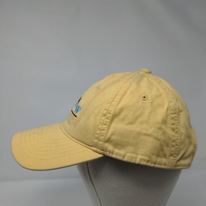 Land View Slideback Hat Yellow OSFA Embroidered Drift Creek Outdoors