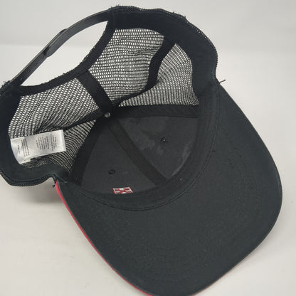 Purina Snapback Trucker Hat Black One Size Adjustable Embroidered Mesh Back