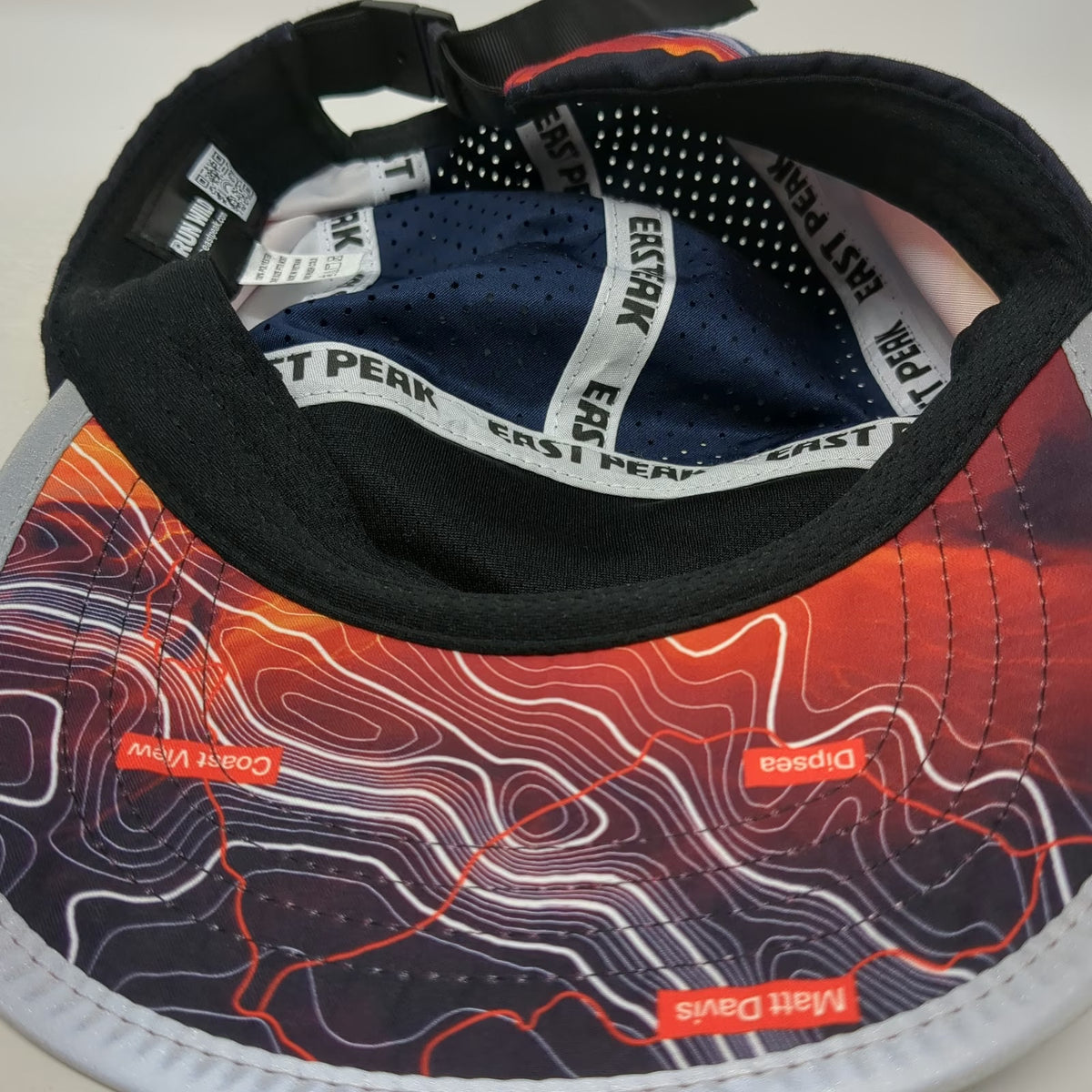 Arc'teryx 5 Panel Blue One Size Hat Tamalpa Headlands 50K Trail Race Reflective