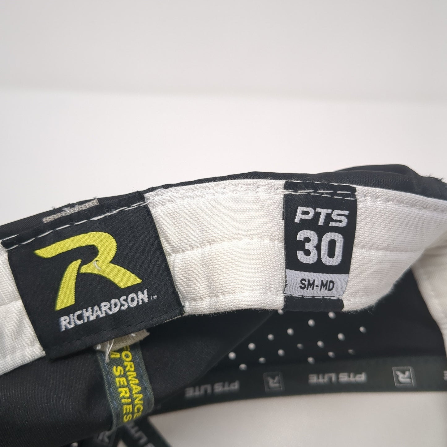 KC Force Fitted Hat Black Medium Embroidered Laser Cut Richardson