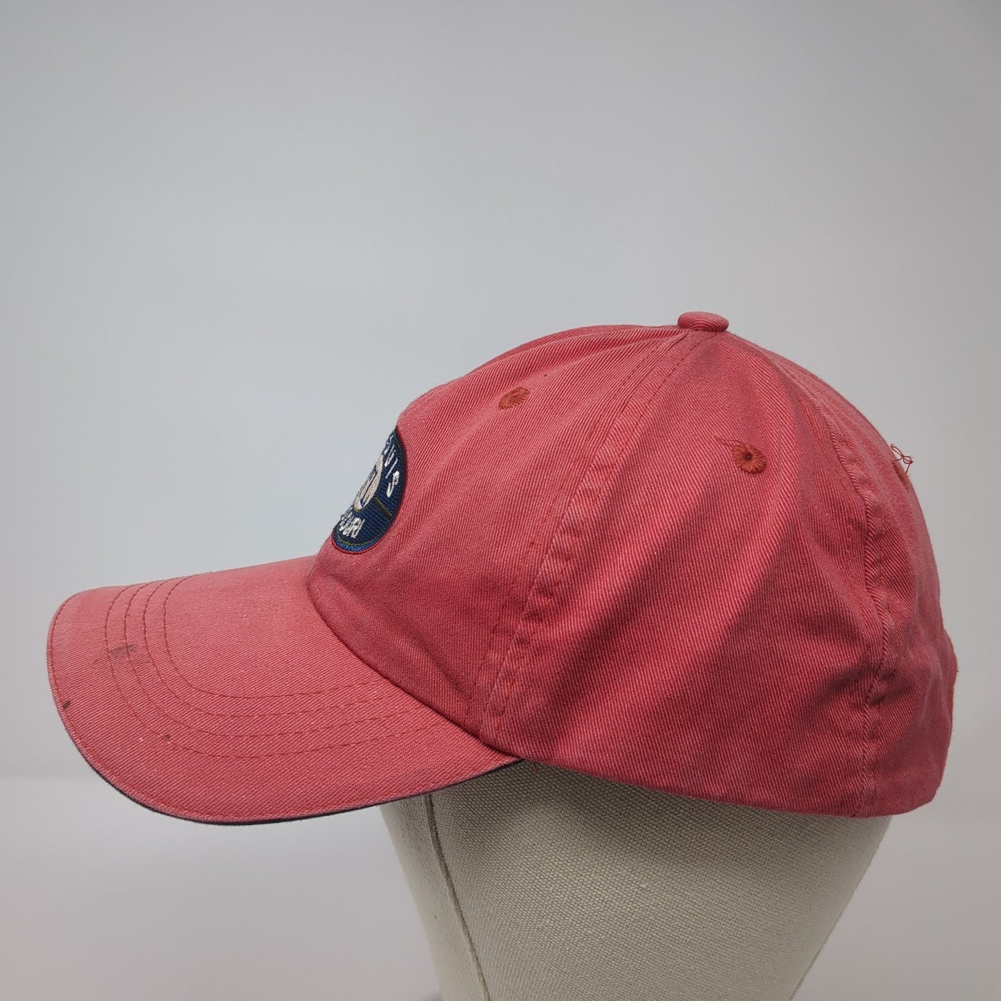 St. Louis Missouri STL Slideback Hat Red One Size Adjustable Fahrenheit